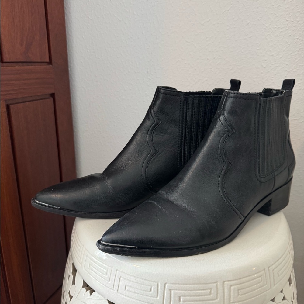 Marc Fisher Black Ankle Boots